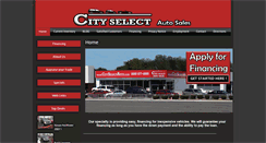 Desktop Screenshot of cityselectauto.com